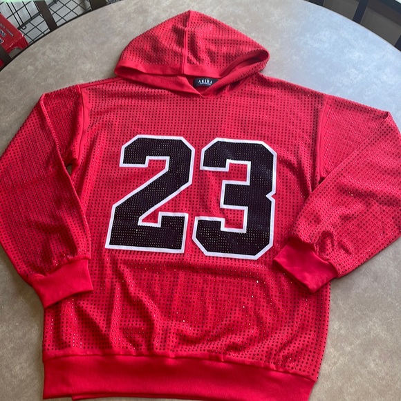 Akira โ23โ Rhinestone Embellished Hoodie - Picture 2 of 3